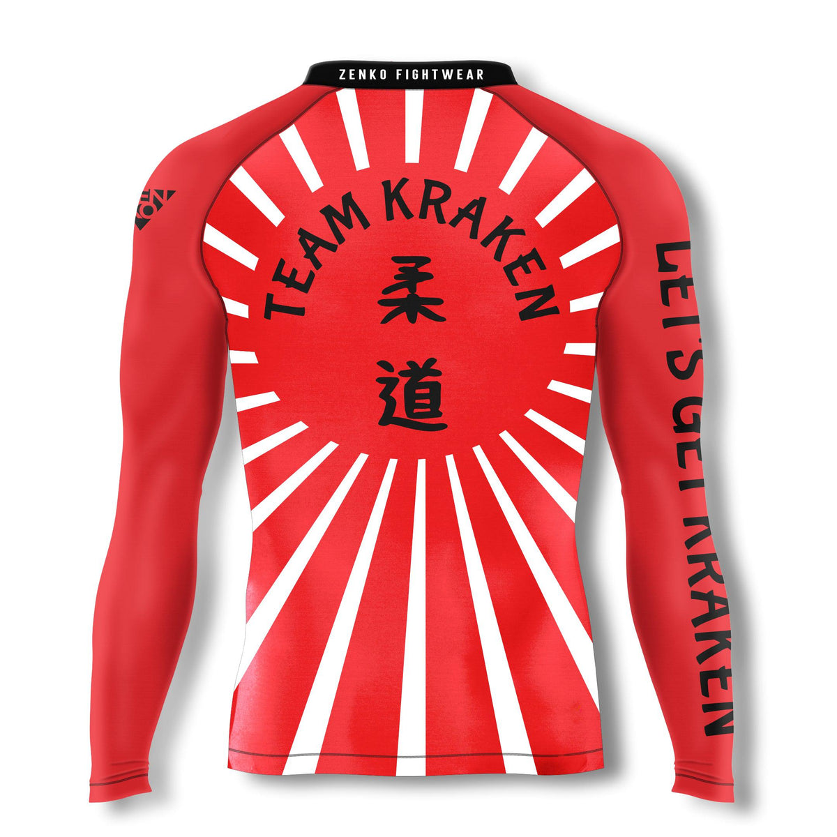 TeamKrakenRisingSunRashguardBa