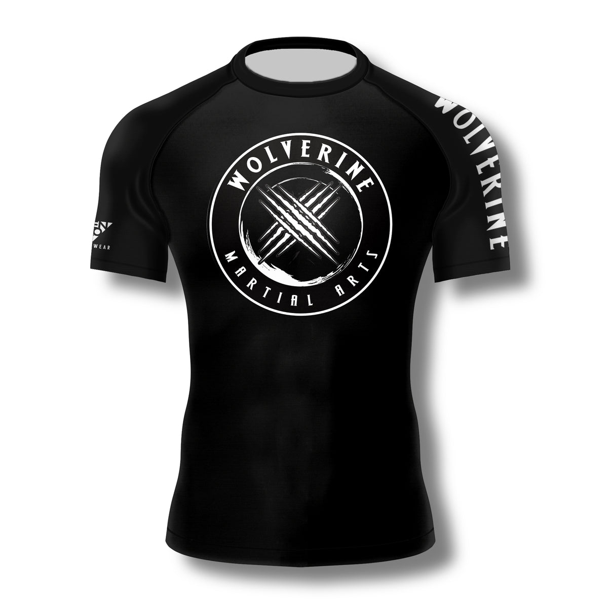 ファイドウ　ウェア Wolverine Martial Arts Short Sleeve Rashguard – ZENKO FIGHTWEAR™