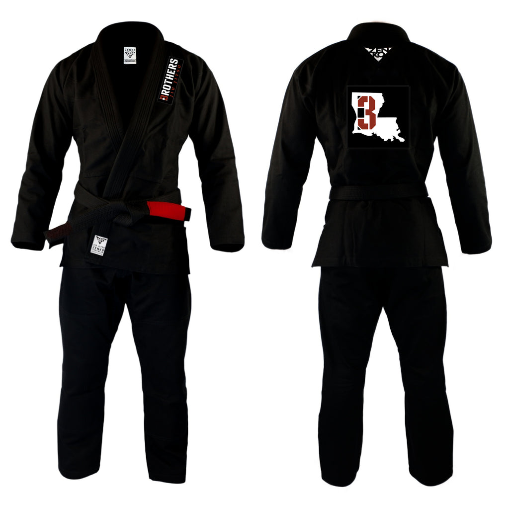 3 Brothers Jiu Jitsu Gi (Black)