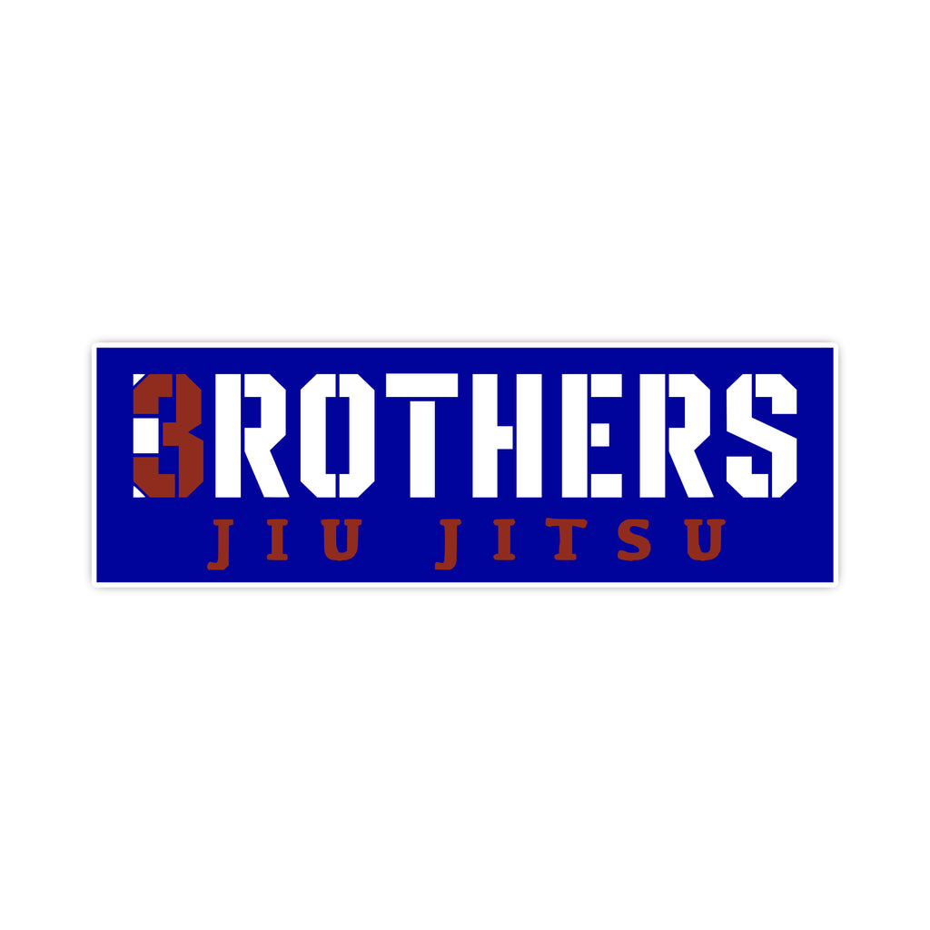 3 Brothers Jiu Jitsu Gi Patch (Blue)