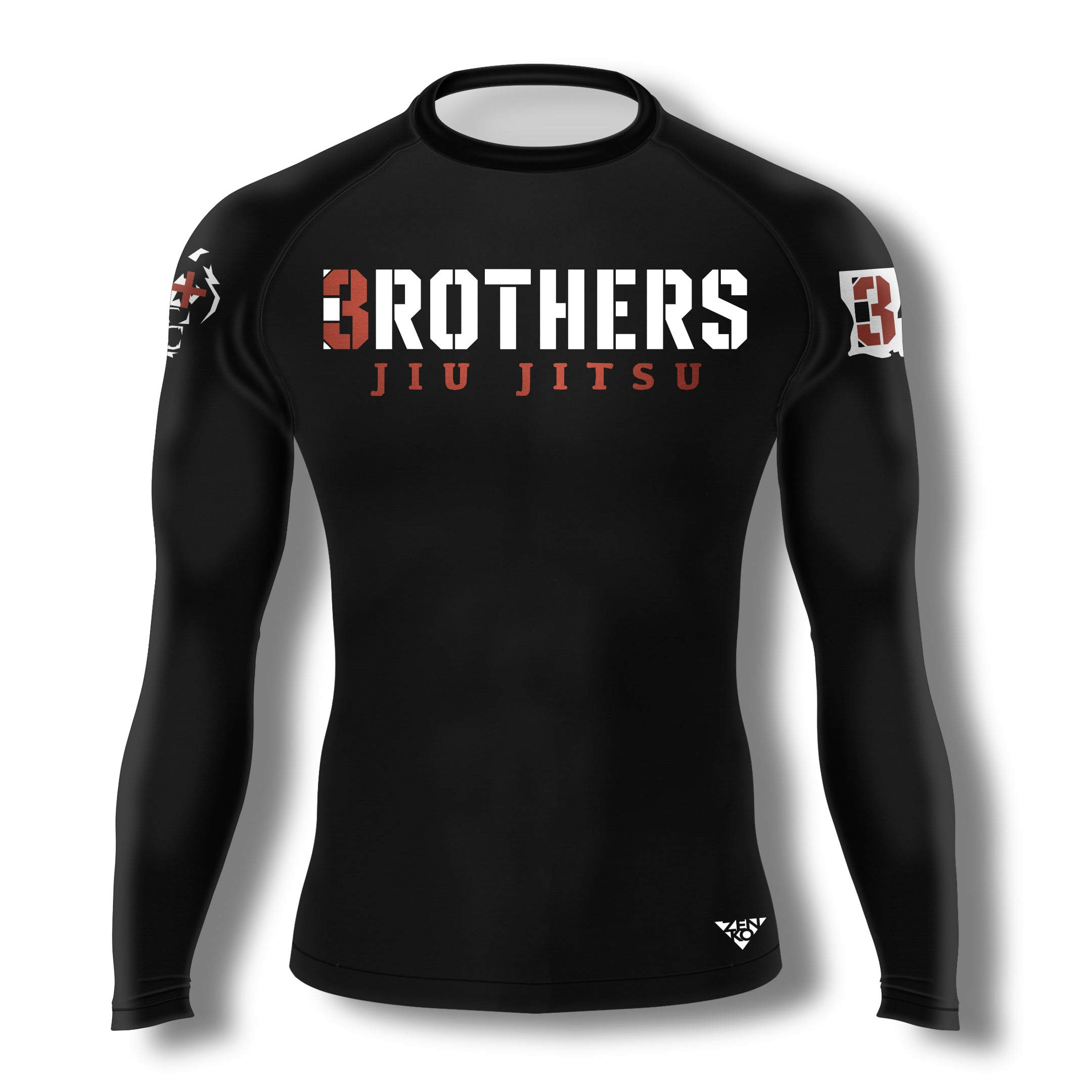 3 Brothers Jiu Jitsu Long Sleeve Rashguard – ZENKO FIGHTWEAR™