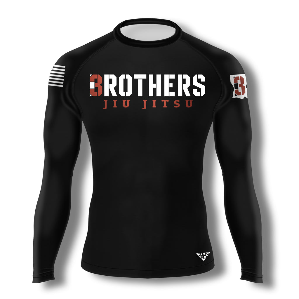 3 Brothers Jiu Jitsu Long Sleeve Rashguard