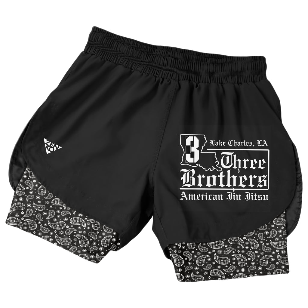 3 Brothers Old English Duo Shorts