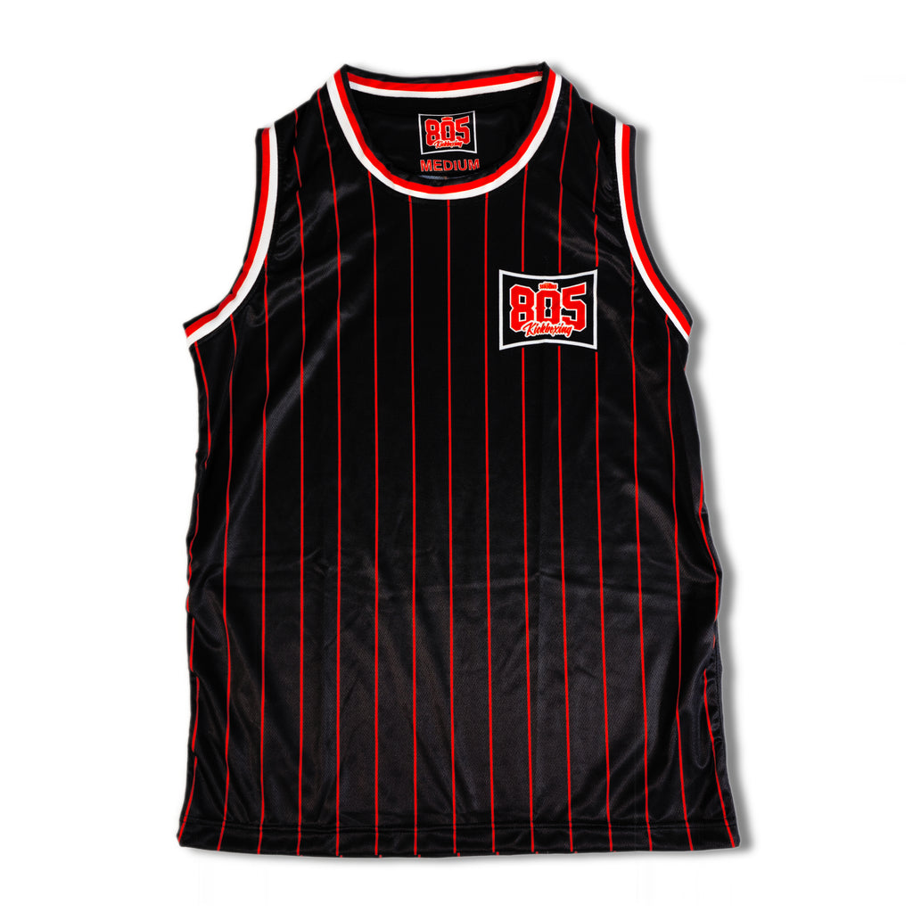 805 Kickboxing Jersey (Black & Red)