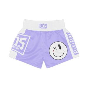 805 Kickboxing "Smiley" Muay Thai Shorts (Lilac)