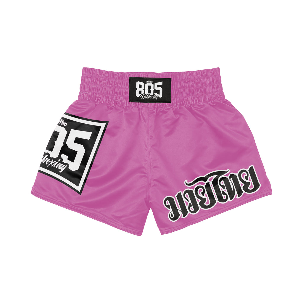 805 Kickboxing Muay Thai Shorts (Pink)