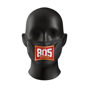 805 Kickboxing Face Mask (Red & Gold)