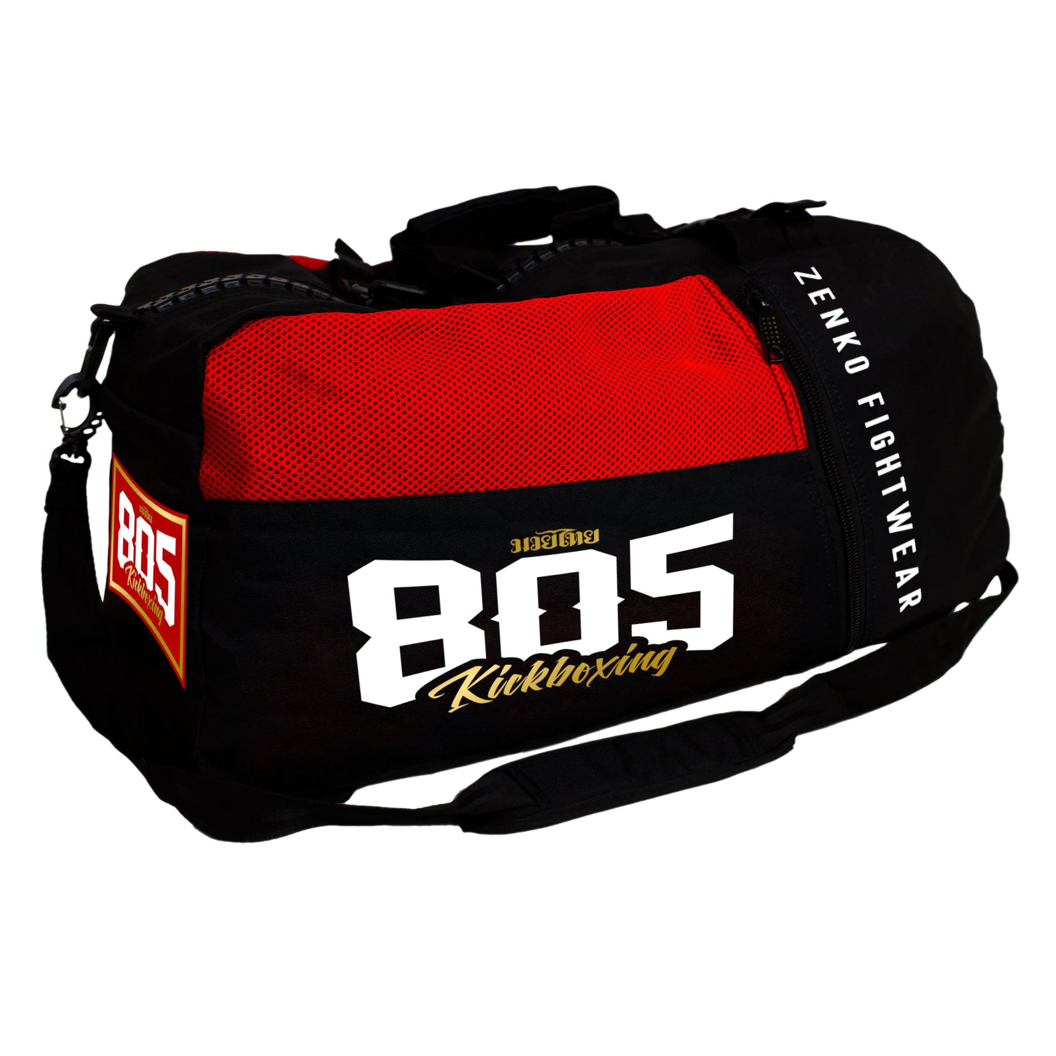 805 Kickboxing Gear Bag (Red & Gold)