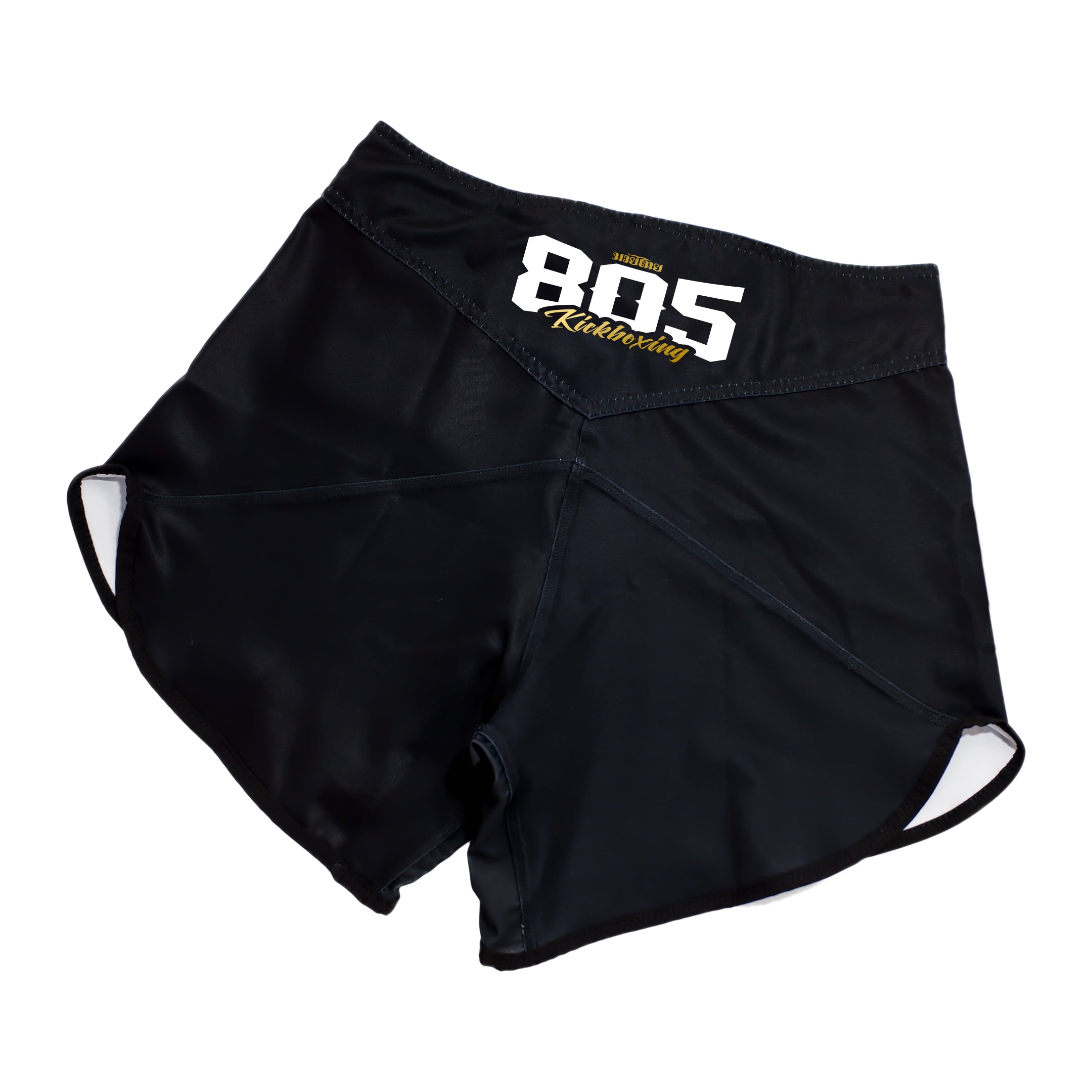 805 Kickboxing Shorts (Red & Gold)