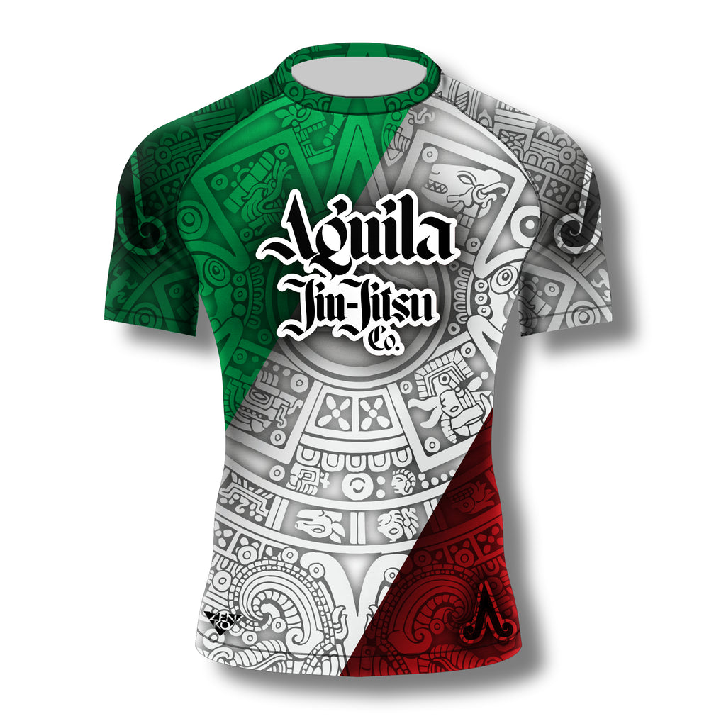 Aguila Jiu-Jitsu Co. Short Sleeve "Flag" Rashguard