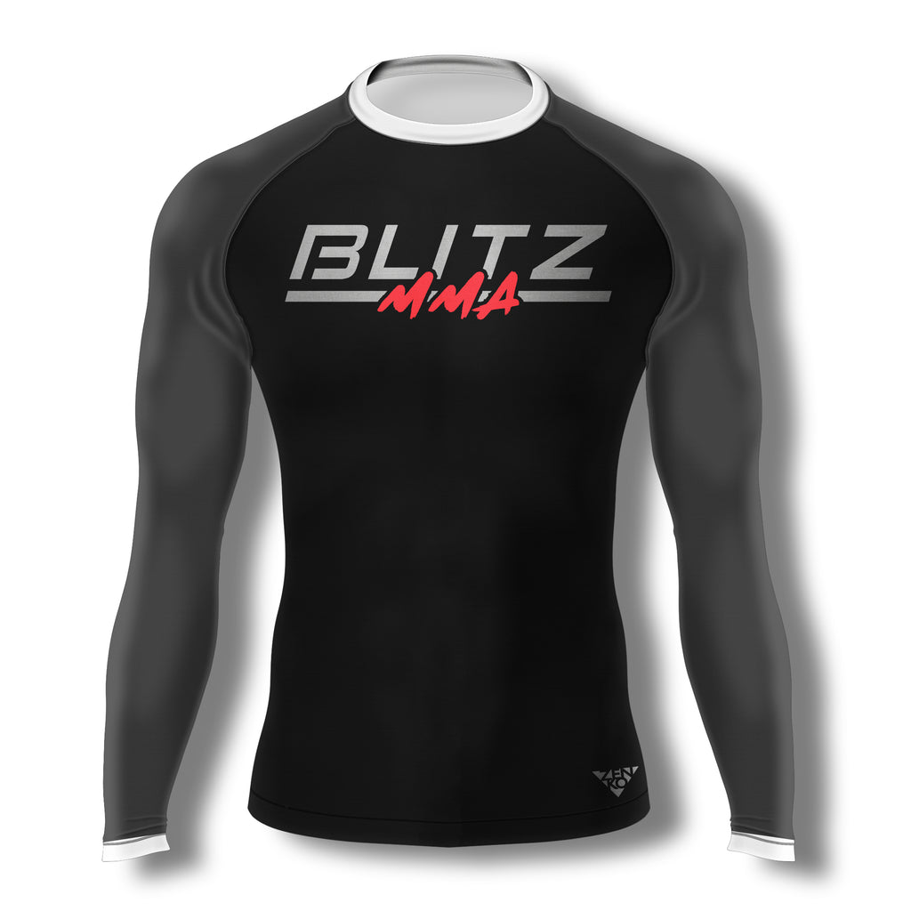 Blitz MMA Long Sleeve Rashguard (Black)