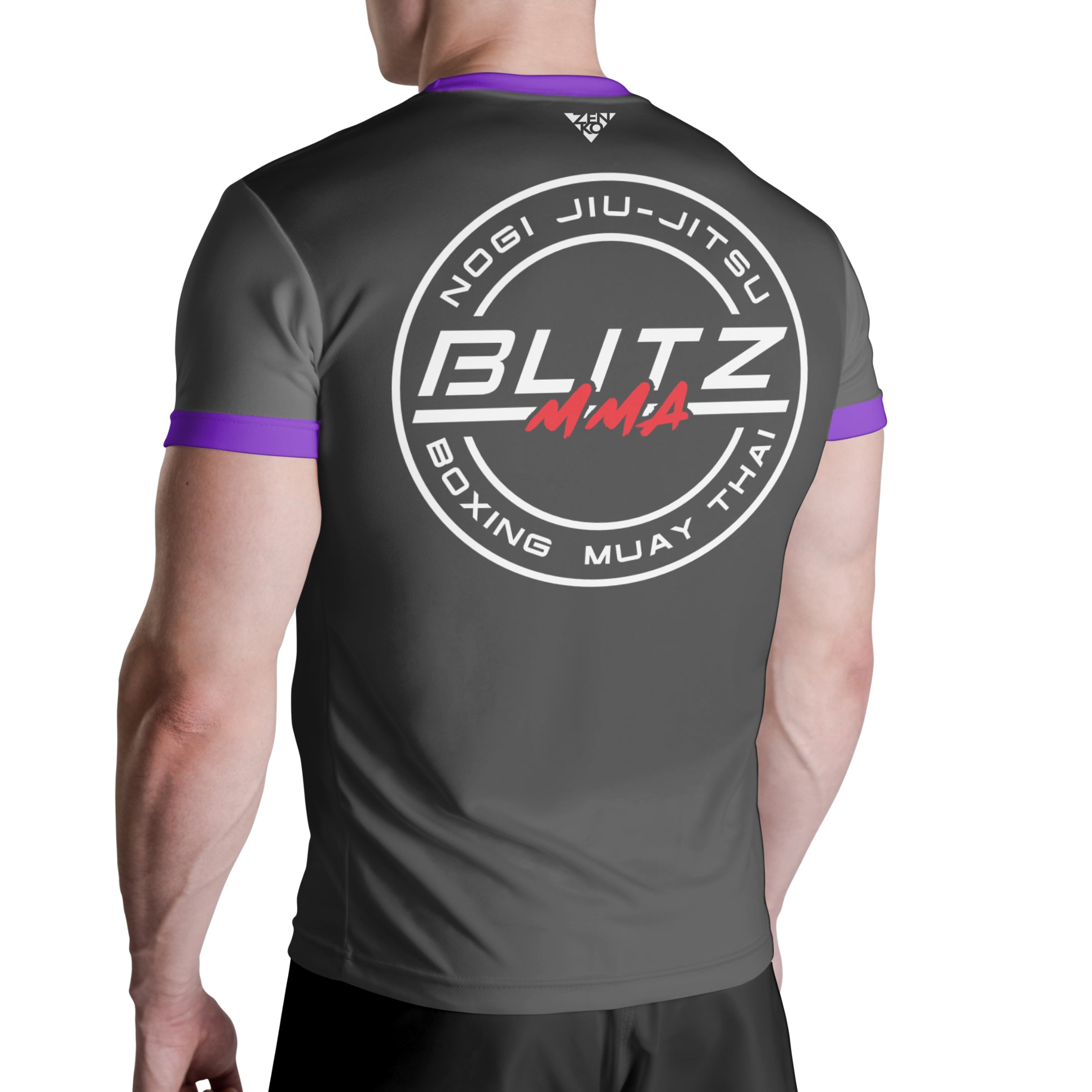 Blitz MMA Ranked Jersey Tee (Purple)