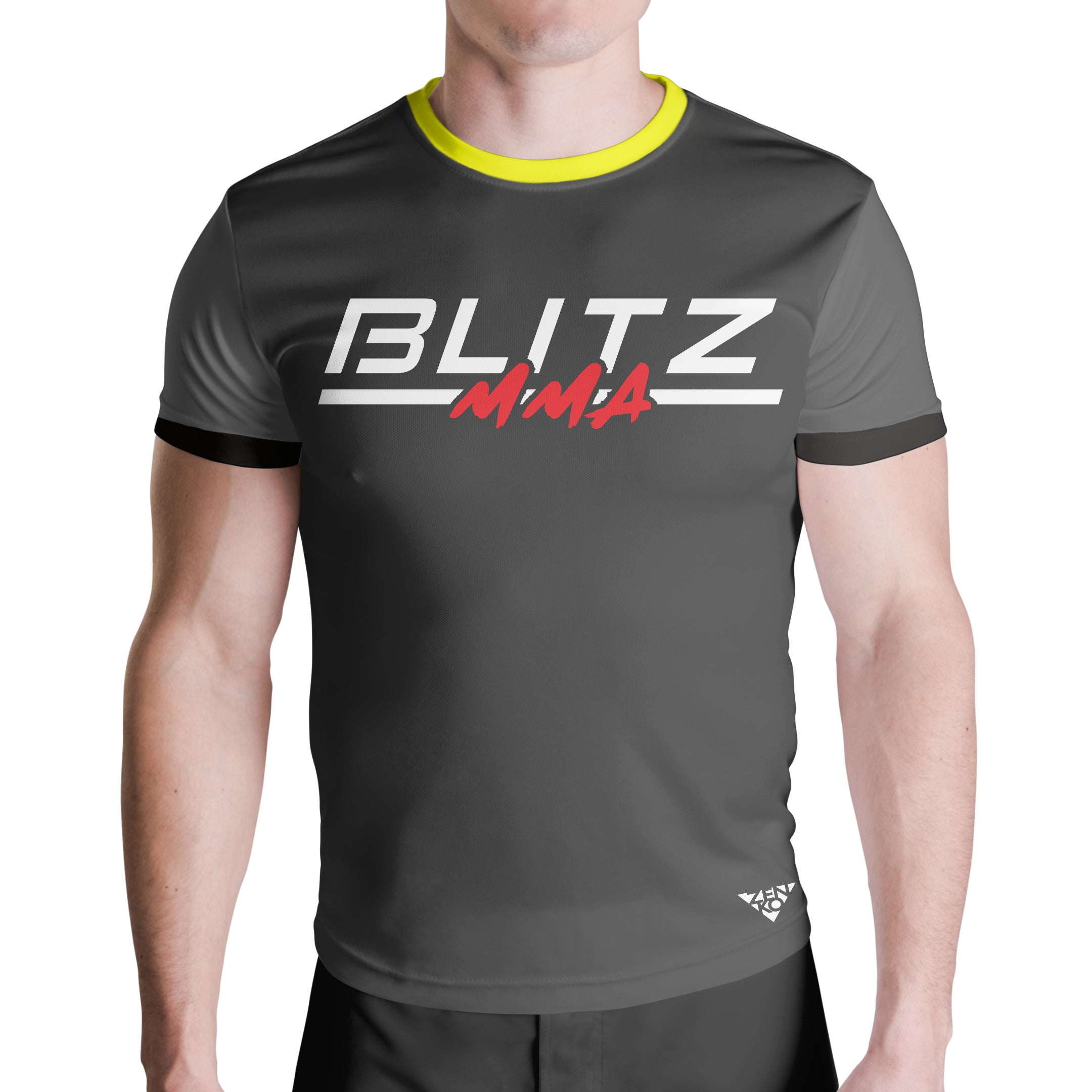 Blitz MMA Ranked Jersey Tee (Yellow/Black)