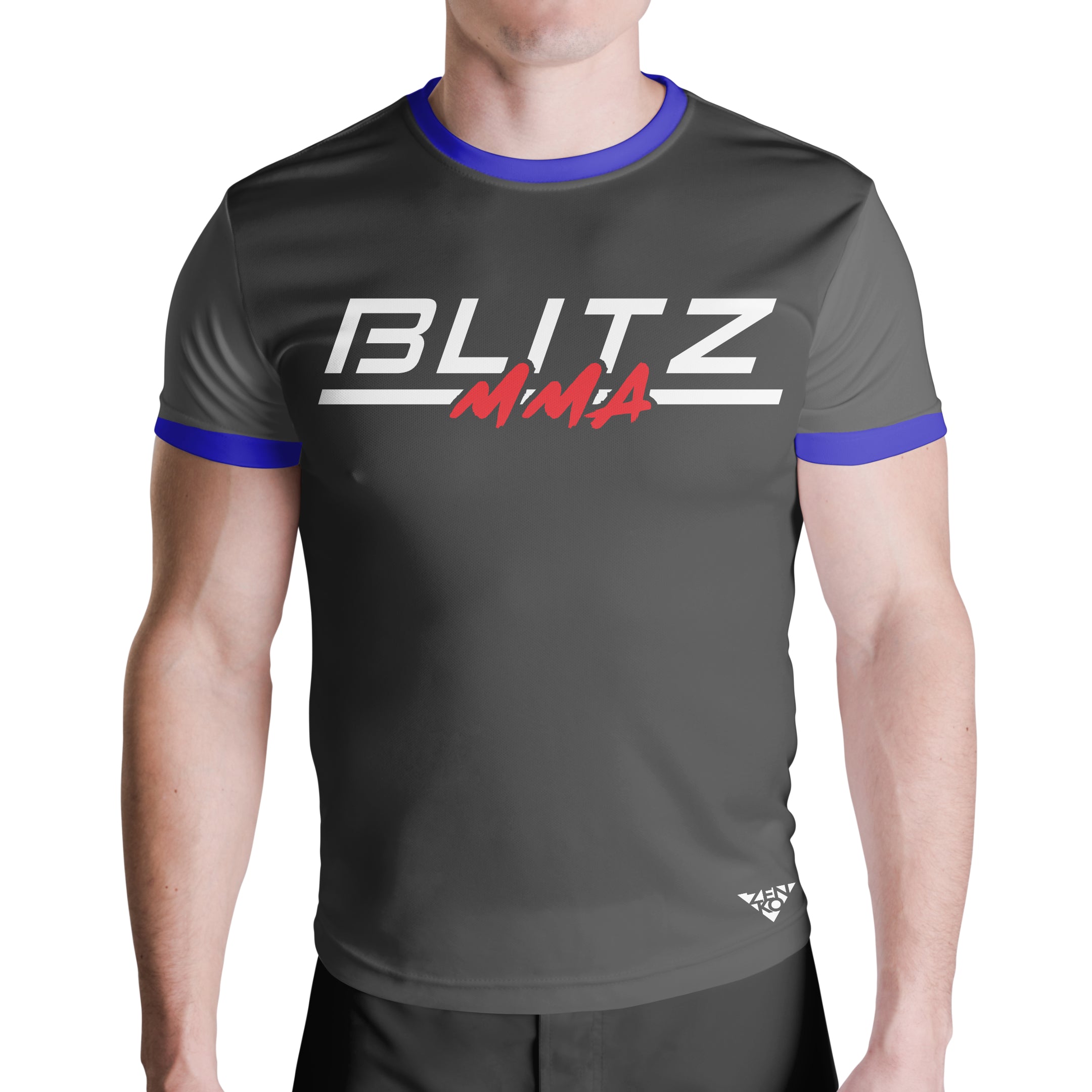 Blitz MMA Ranked Jersey Tee (Blue)