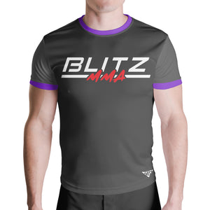 Blitz MMA Ranked Jersey Tee (Purple)