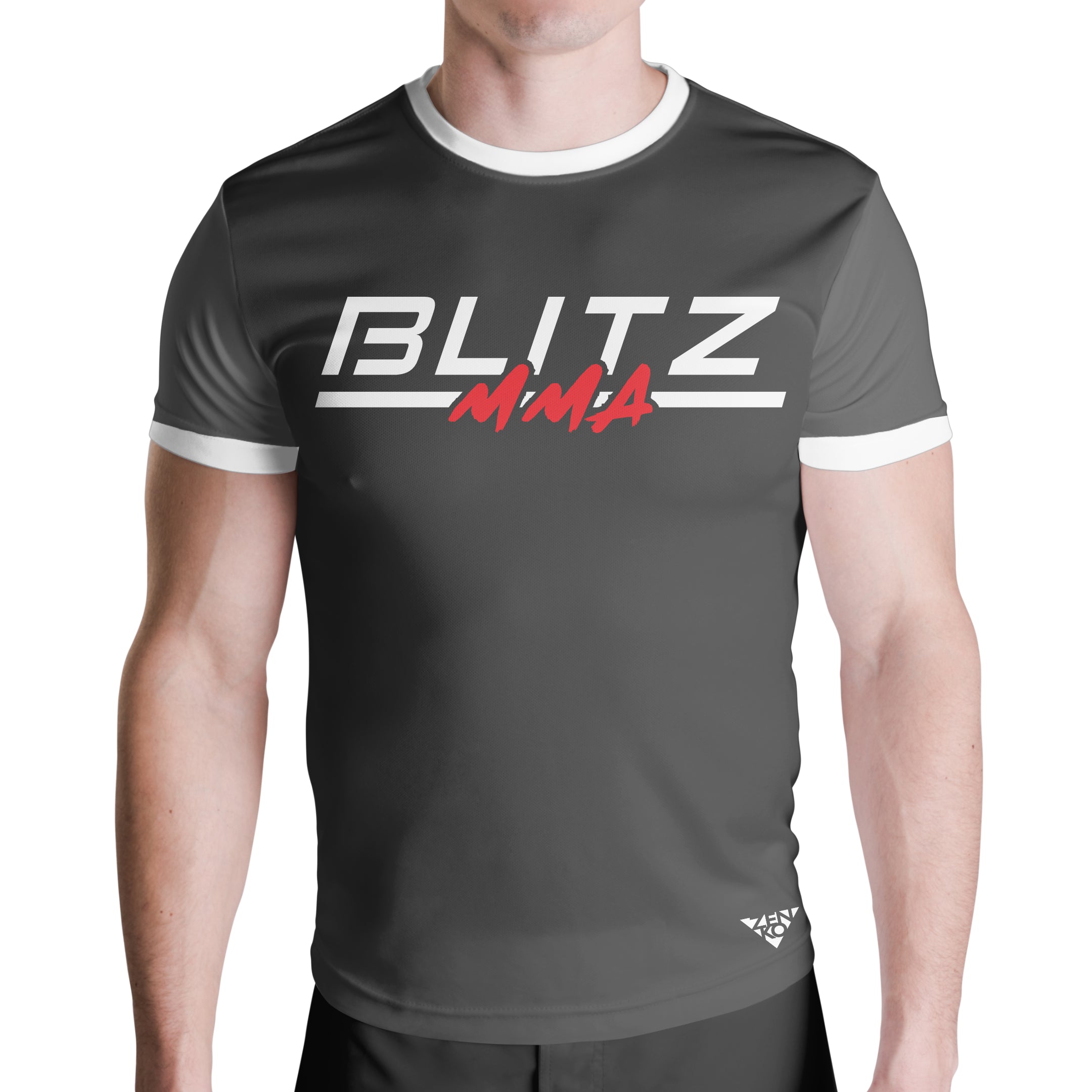 Blitz MMA Ranked Jersey Tee (White)