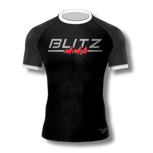 Blitz MMA Short Sleeve Rashguard (Black)