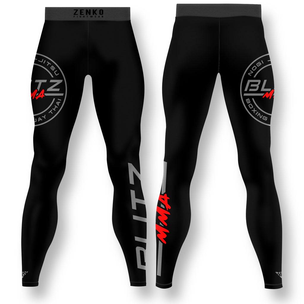 Blitz MMA Spats (Black)