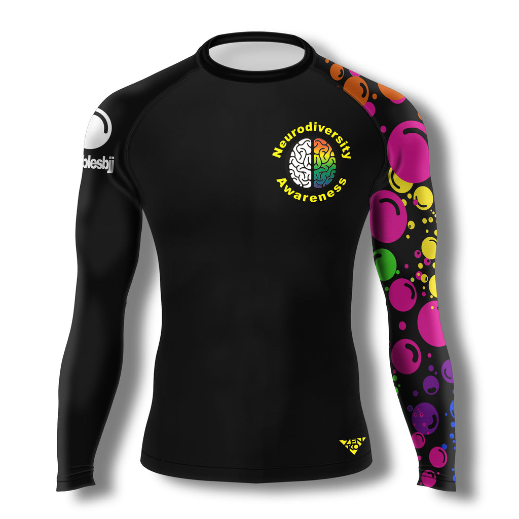 Bubbles BJJ "Neurodiversity Awareness" Rashguard