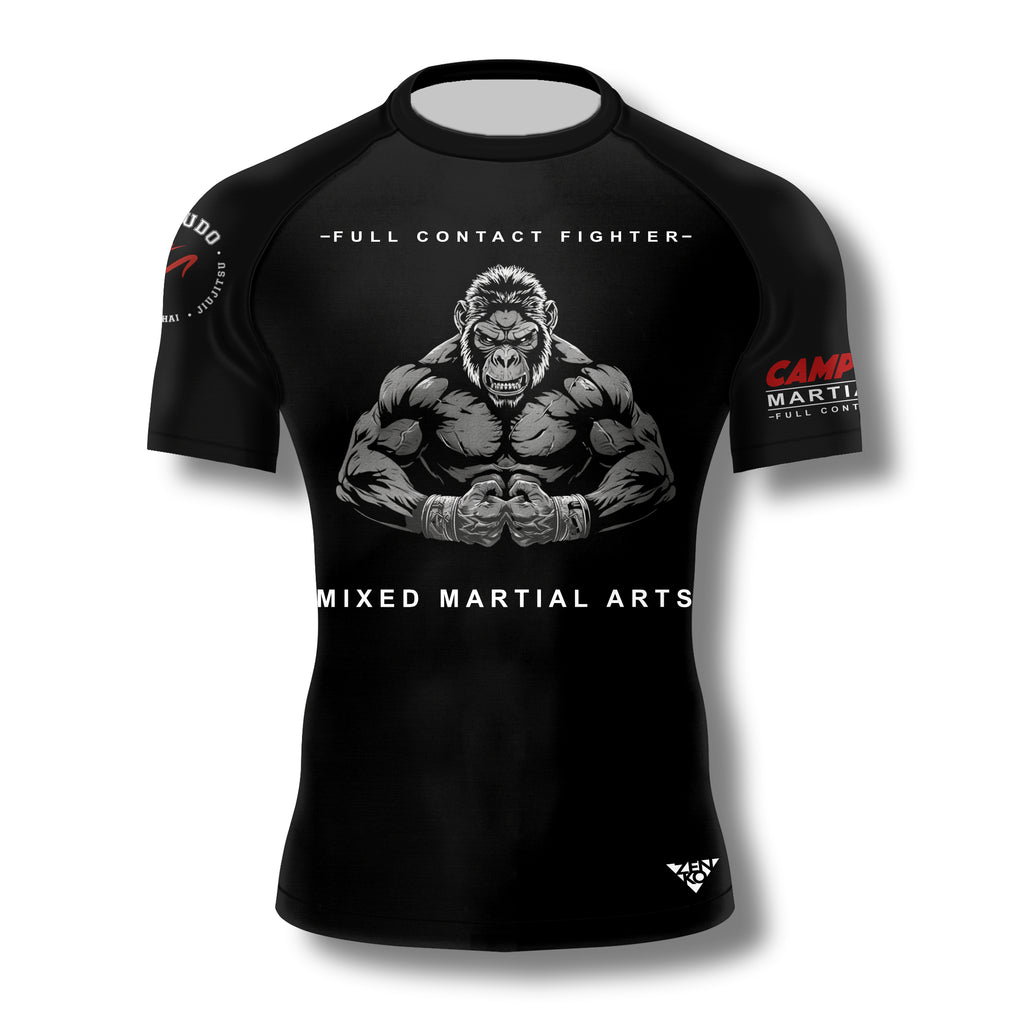 Campuzano Martial Arts "Gorilla" Short Sleeve Rashguard