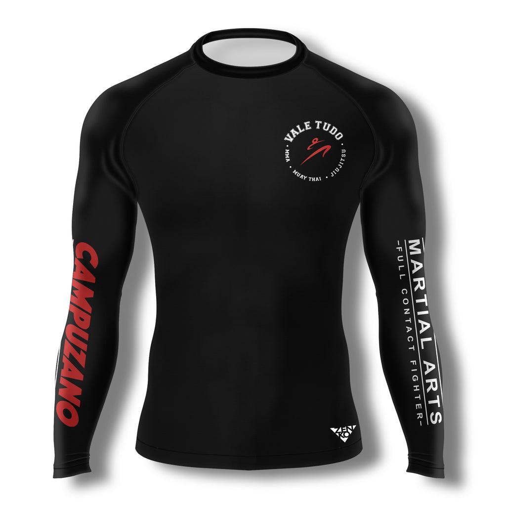 Campuzano Martial Arts "Vale Tudo" Long Sleeve RashguardCampuzano Martial Arts "Vale Tudo" Long Sleeve Rashguard