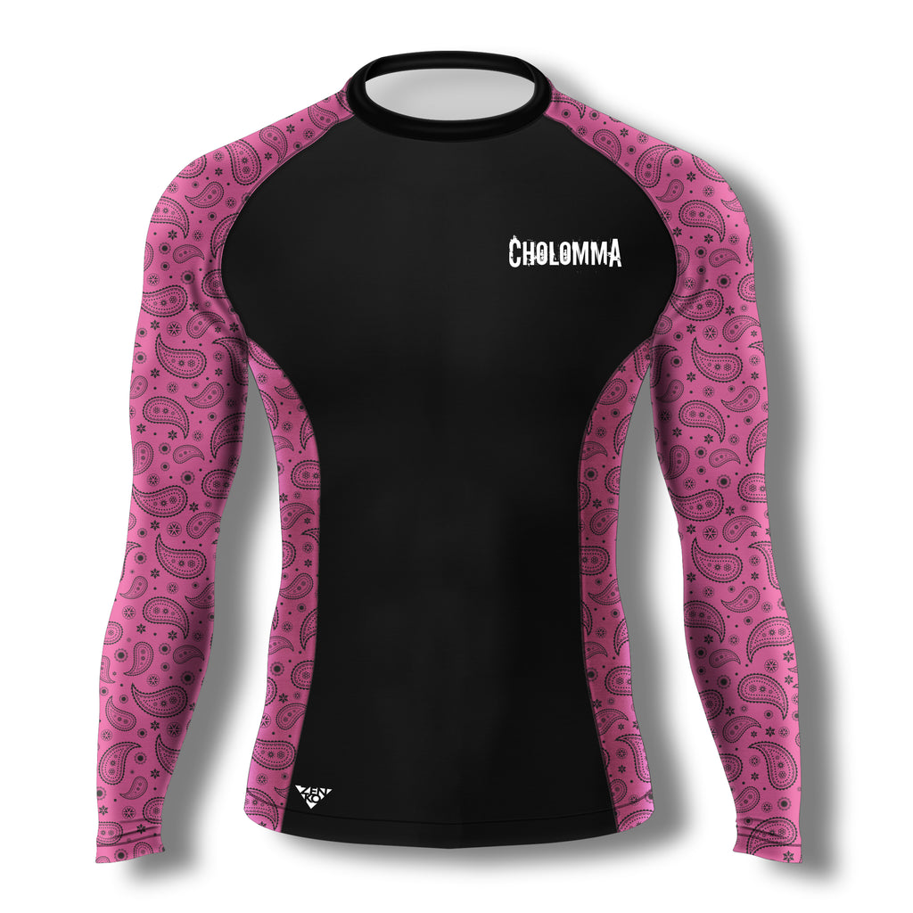 CholoMMA Long Sleeve Paisley Rashguard (Pink)