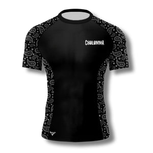 CholoMMA Short Sleeve Paisley Rashguard (Black)