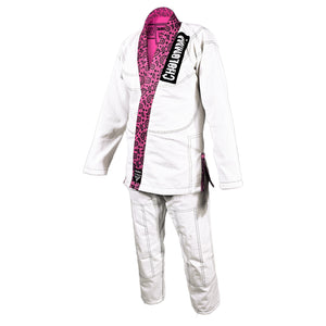 CholoMMA Pink Paisley Gi (White)