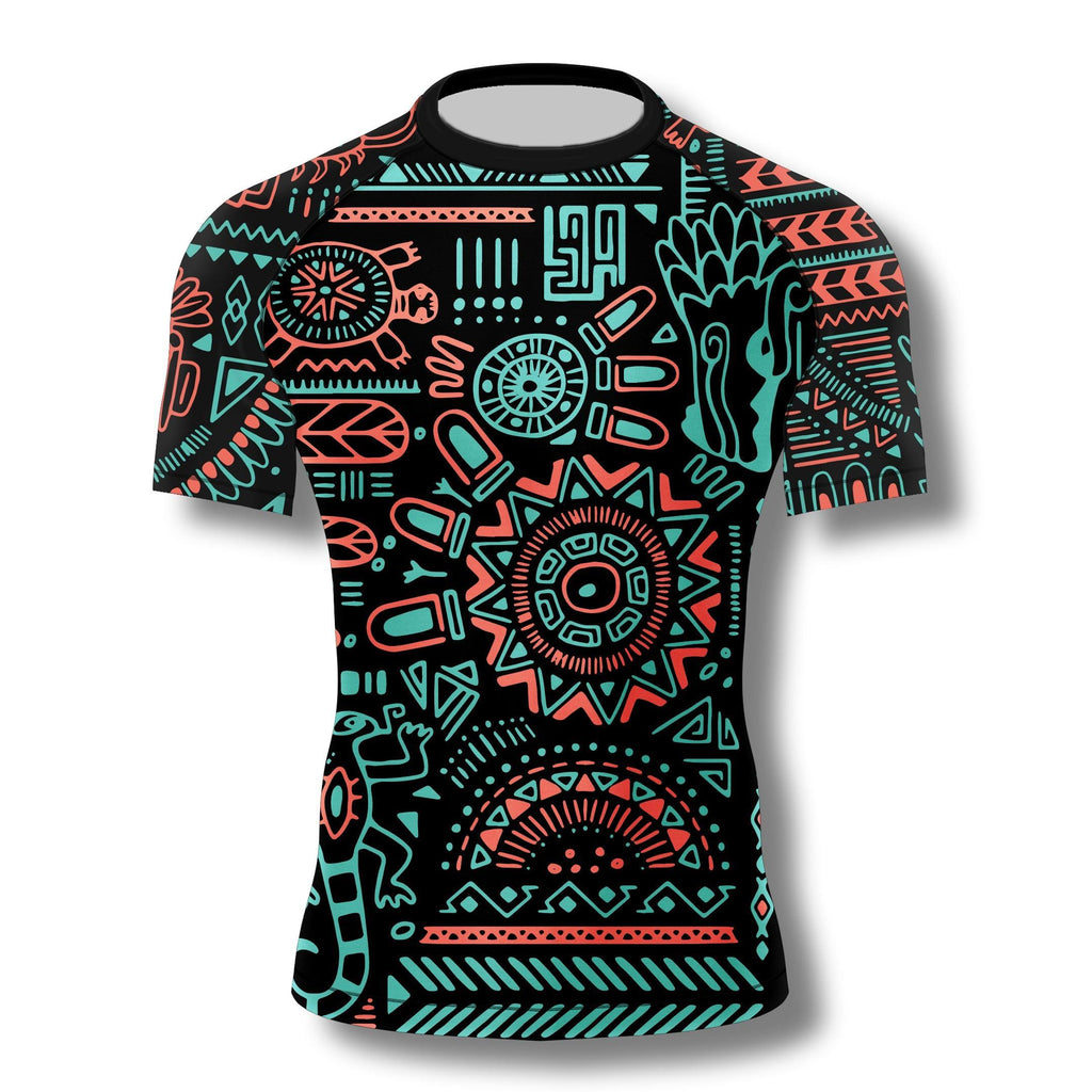 CholoMMA Short Sleeve Tribal Rashguard