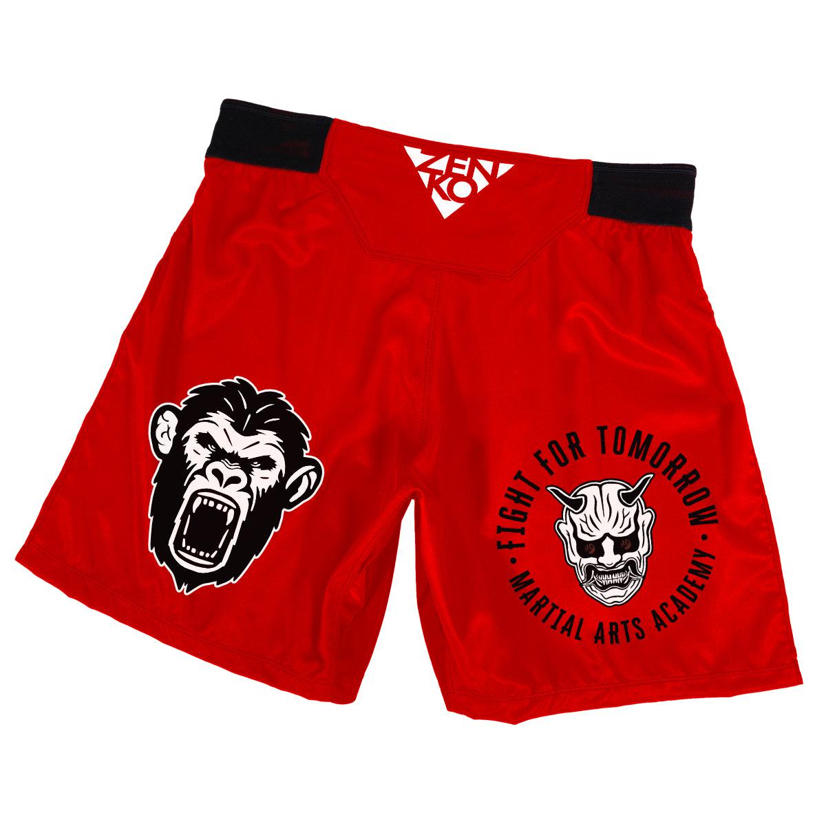 Fight For Tomorrow High Split Shorts (Red)