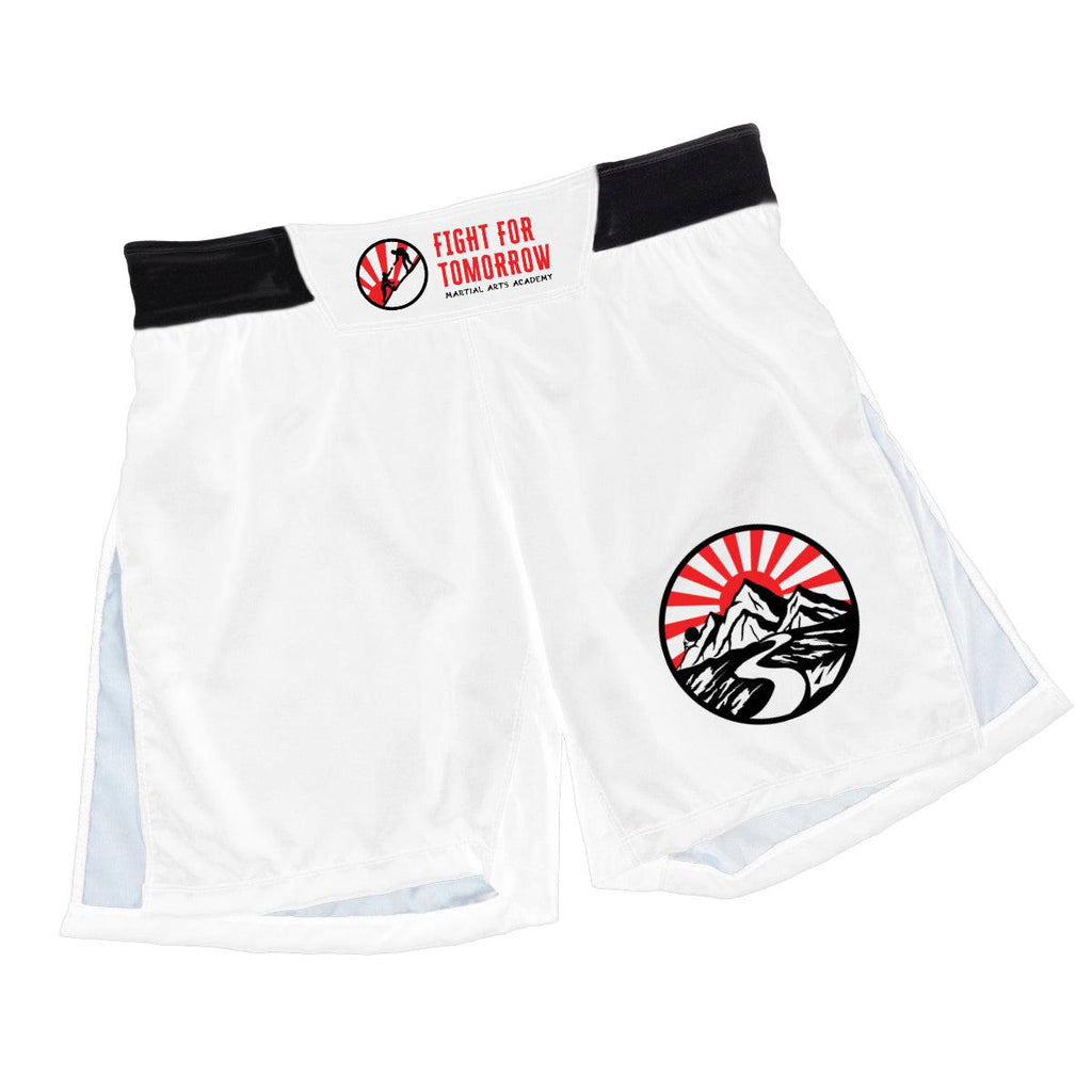 Fight For Tomorrow High Split Shorts (White)