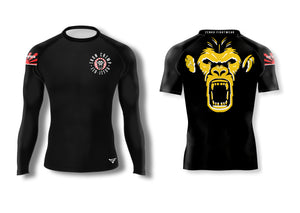 Iron Chimp Jiu-Jitsu Ranked Rashguard (Black)