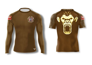 Iron Chimp Jiu-Jitsu Ranked Rashguard (Brown)