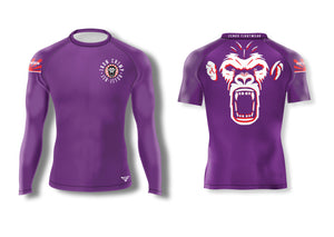 Iron Chimp Jiu-Jitsu Ranked Rashguard (Purple)