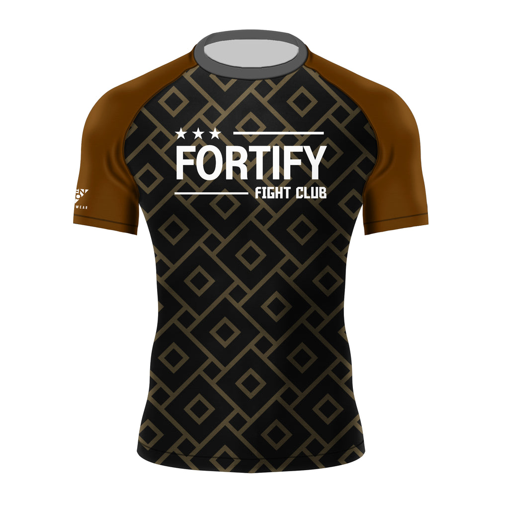 Fortify Fight Club Ranked Rashguard (Brown)