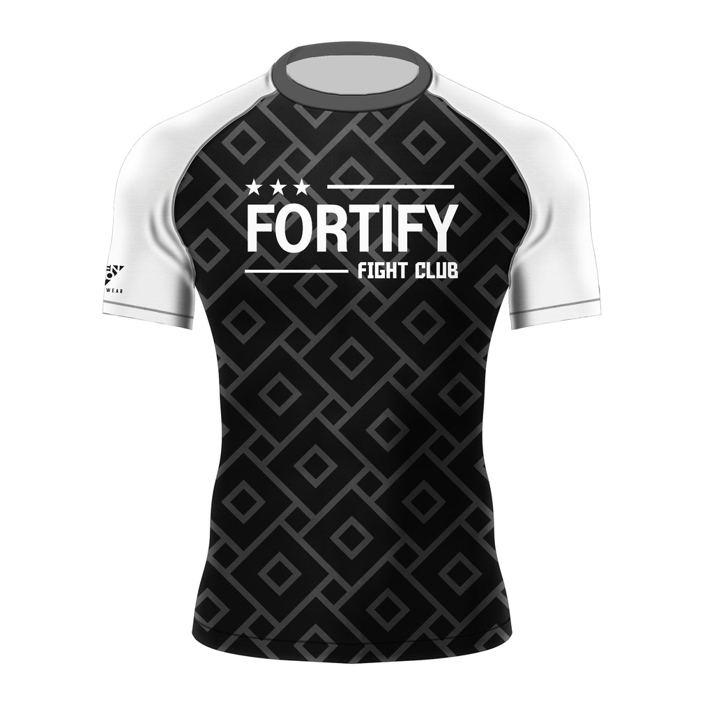 Fortify Fight Club Ranked Rashguard (White)