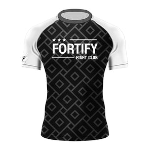 Fortify Fight Club Ranked Rashguard (White)