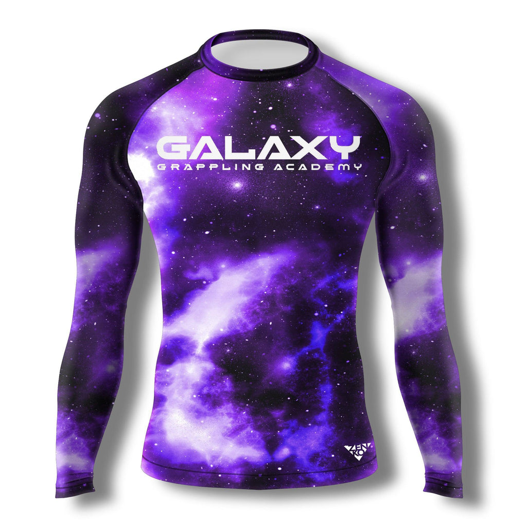 Galaxy Grappling Long Sleeve Rashguard (Purple)