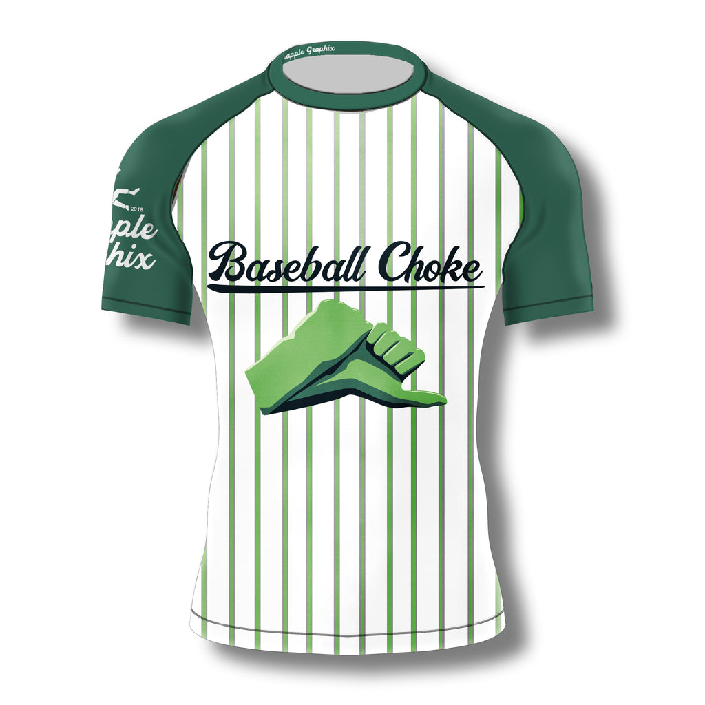 Baseball Choke Short Sleeve Rashguard