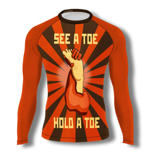 See A Toe Hold A Toe Rashguard