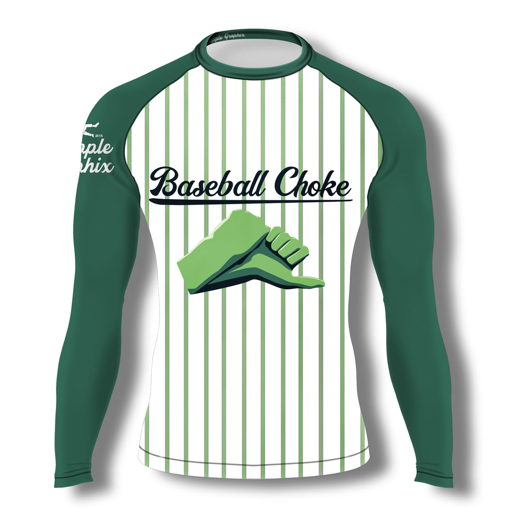 Baseball Choke Long Sleeve Rashguard