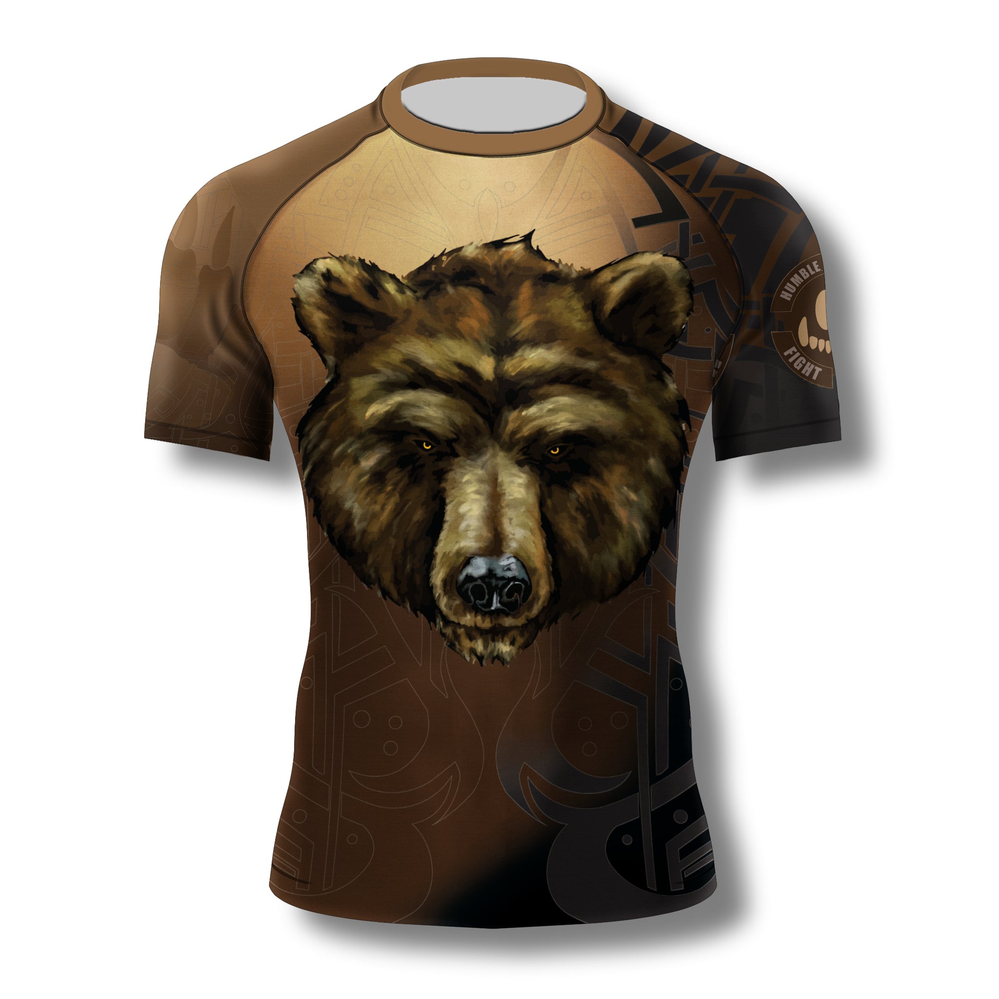 くまたん BACK OPEN RASH GUARD ALL IN ONE HumbleMonsterBearRashguardFron