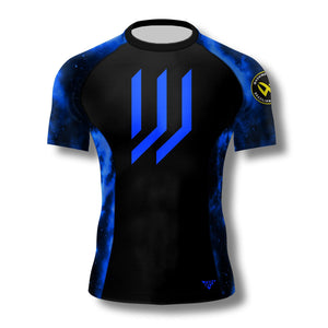 Indigo Jiu Jitsu Blue Ranked Rashguard V1