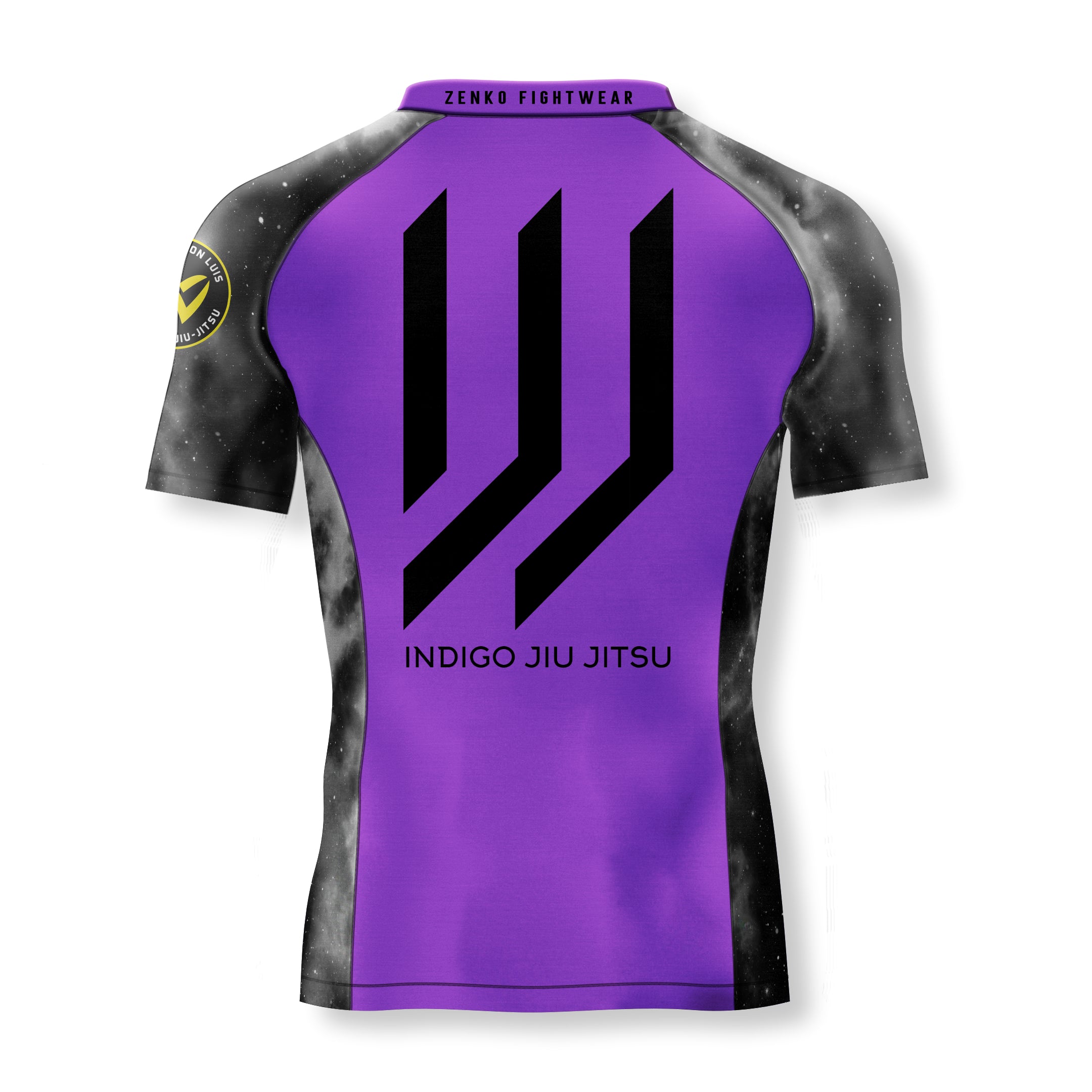 Indigo Jiu Jitsu Purple Ranked Rashguard V2 – ZENKO FIGHTWEAR™