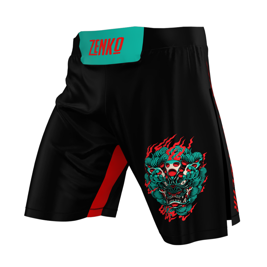 Komainu High Split Shorts | High Cut MMA Gladiator Fight Shorts