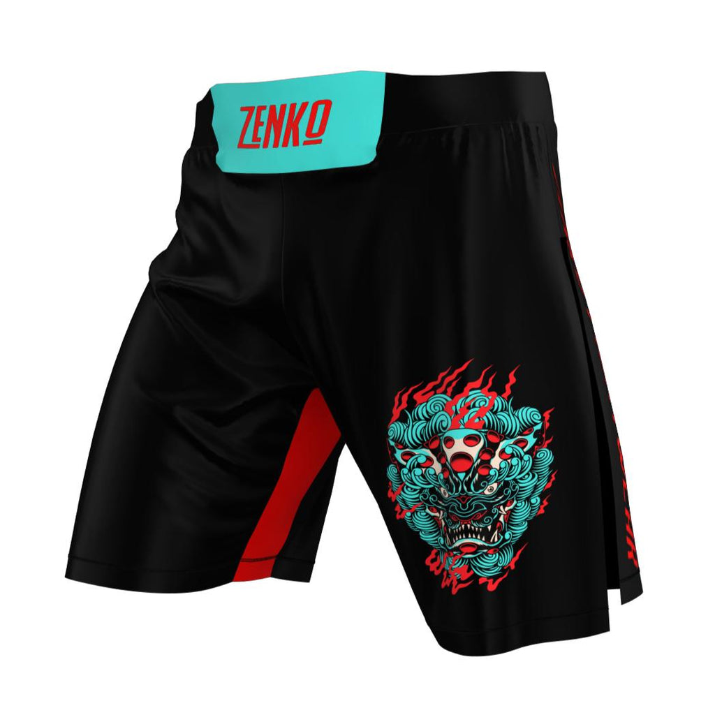 Komainu High Split Shorts | High Cut MMA Gladiator Fight Shorts