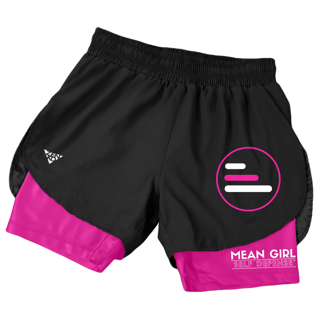 Mean Girl Self Defense Duo Shorts