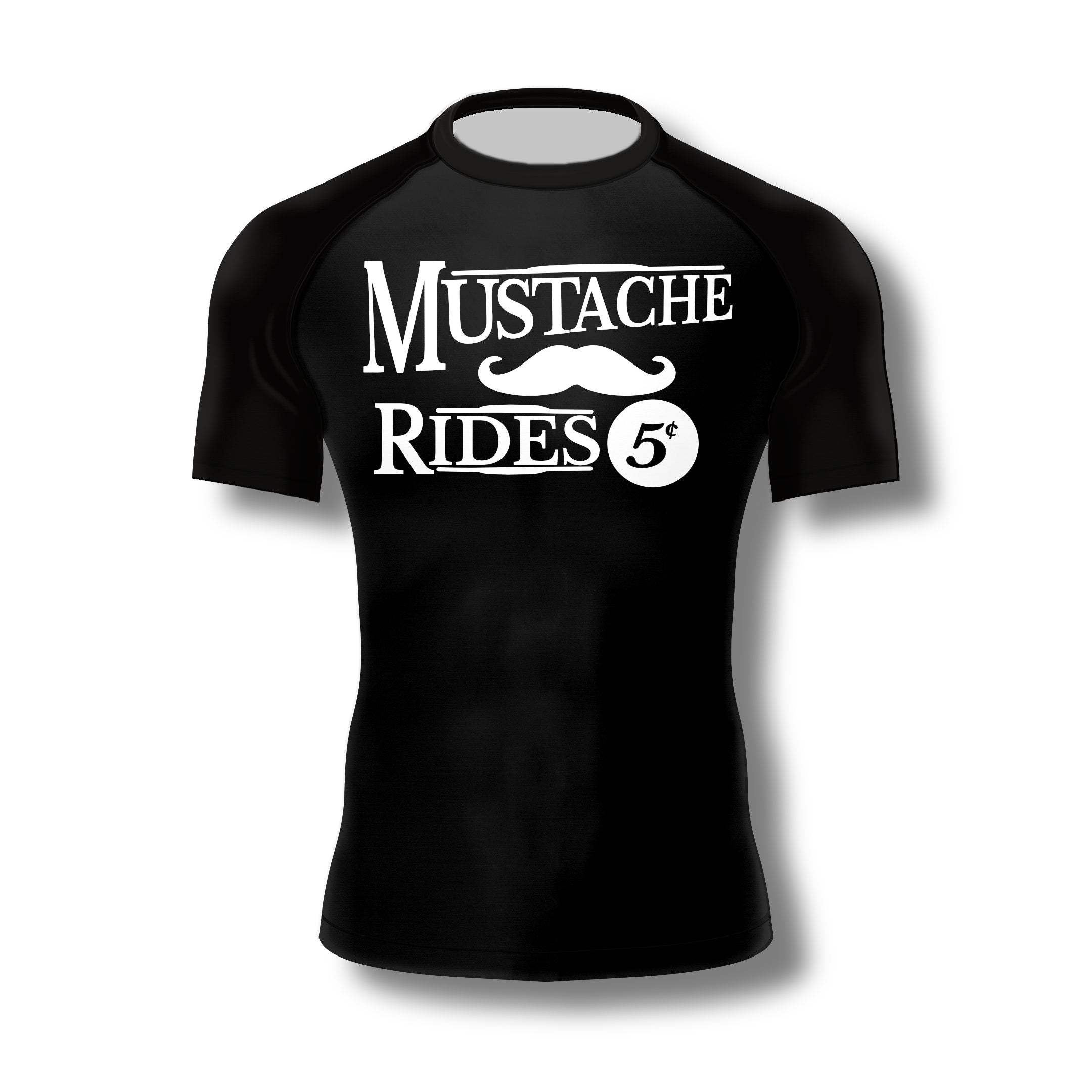Mustasch Rides Mustache Rides Rashguard – ZENKO FIGHTWEAR™