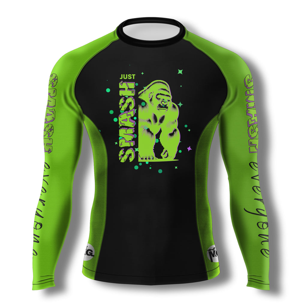 No Flash Just Smash Long Sleeve Rashguard