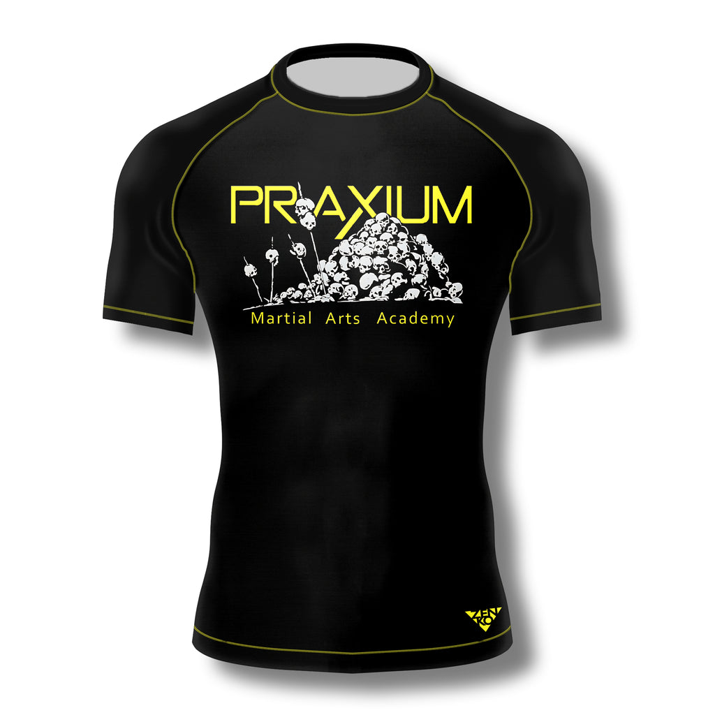 Praxium Martial Arts Short Sleeve Rashguard